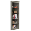 Inval Corner Bookshelf Wall Unit 70.9 in. H 5-shelf in Smoke Oak BE-12804